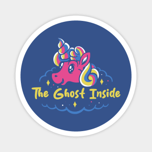 ghost inside and the unicorn Magnet